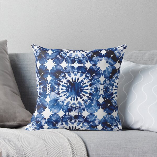 Item preview, Indigo Tie-Dye Star Patterns Background designed and sold by ImagineCorner.