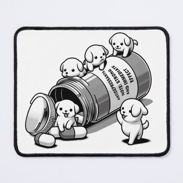 Item preview, Dog Antidepressants designed and sold by Echonn.