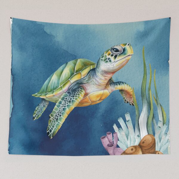 Item preview, Tortoise in deep water designed and sold by MaddieMaddox.