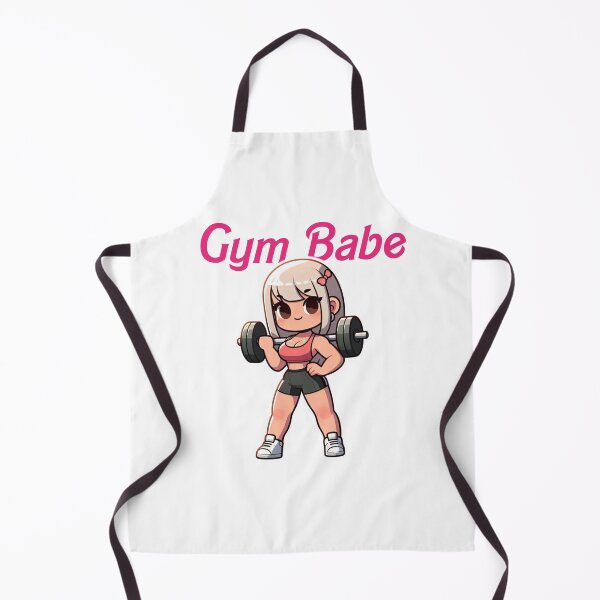 Item preview, Cute Barbell Gym Babe Girl | Japanese Anime Illustration designed and sold by PawaPotto.