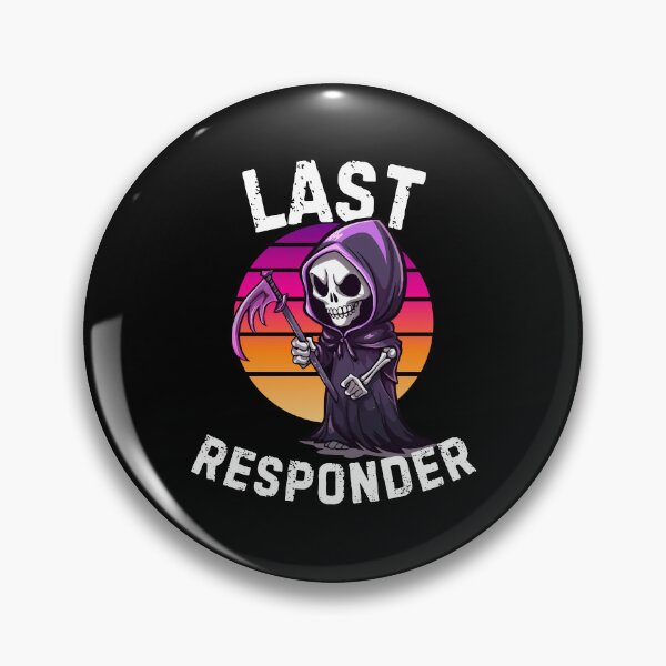 Item preview, Death Care Last Responder Grim Reaper Dark Humor Mortician designed and sold by BunBuntheDog-.