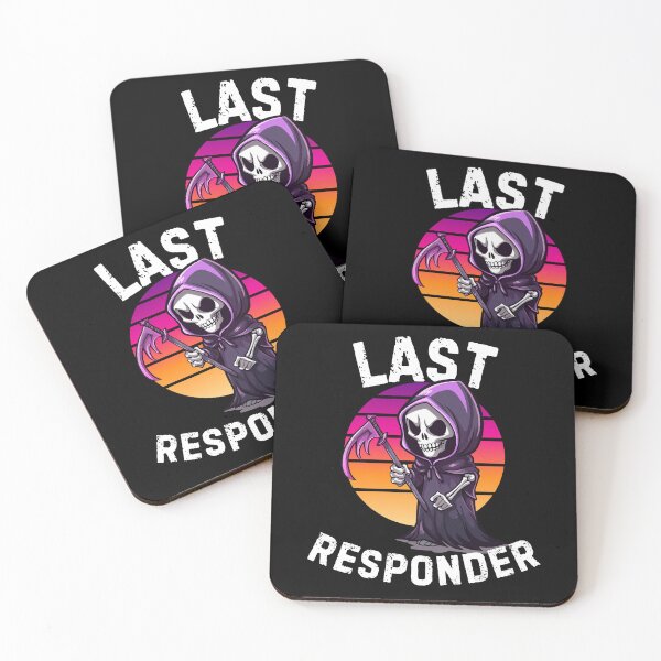 Item preview, Death Care Last Responder Grim Reaper Dark Humor Mortician designed and sold by BunBuntheDog-.