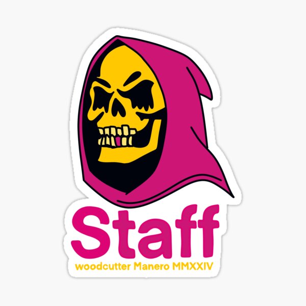 Staff by Woodcutter Pegatina