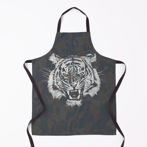 Item preview, Angry Tiger over Camo Pattern designed and sold by AardvarkAnarchy.