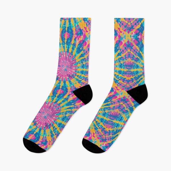 Item preview, Psychedelic Pink and Blue Explosion Pattern designed and sold by ImagineCorner.