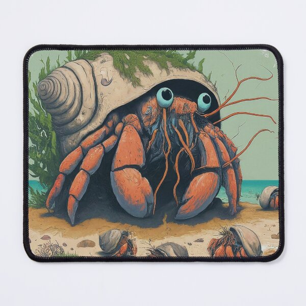 Item preview, Shell Parade Tees: Unique Designs for Hermit Crab Lovers designed and sold by Leo digital art.