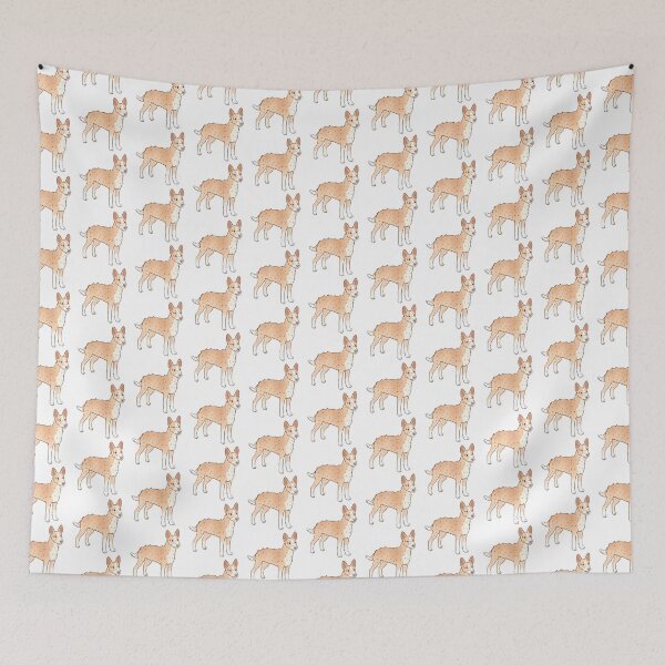Item preview, Portuguese podengo pequeno dog art designed and sold by Yaragold.