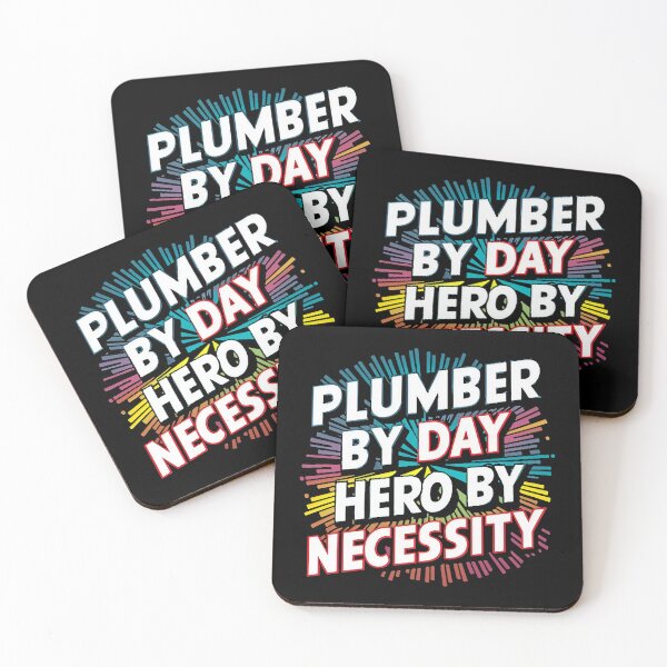 Item preview, Plumber By Day Hero By Necessity Plumber Birthday designed and sold by DomTeesHaven.