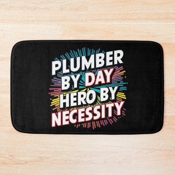 Item preview, Plumber By Day Hero By Necessity Plumber Birthday designed and sold by DomTeesHaven.
