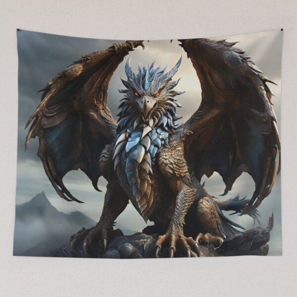 Item preview, Dragon Gryphon: Fusion of Wisdom and Ferocity designed and sold by MysticFable.