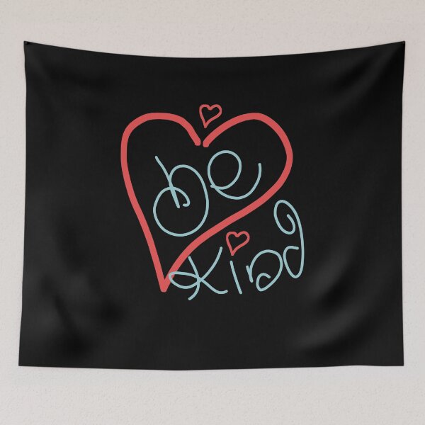 Item preview, be kind - handwriting - heart designed and sold by vibeno1.