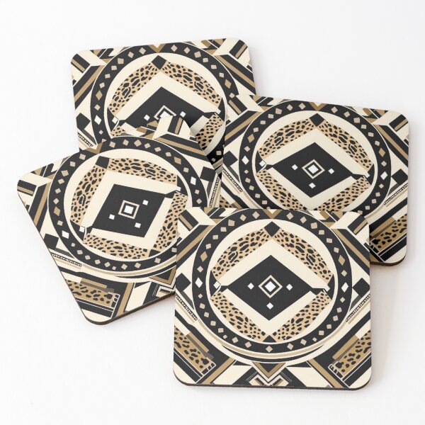 Item preview, Art deco leopard print designed and sold by tatty58.