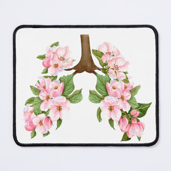 Item preview, "Lungs, flowers, rare diseases: title to a graphic" designed and sold by Slowianeczka.