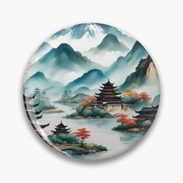 Item preview, Chinese mountain and river designed and sold by JackFreestone.