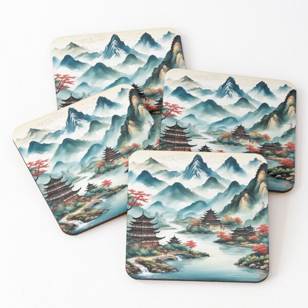 Item preview, Chinese mountain and river designed and sold by JackFreestone.