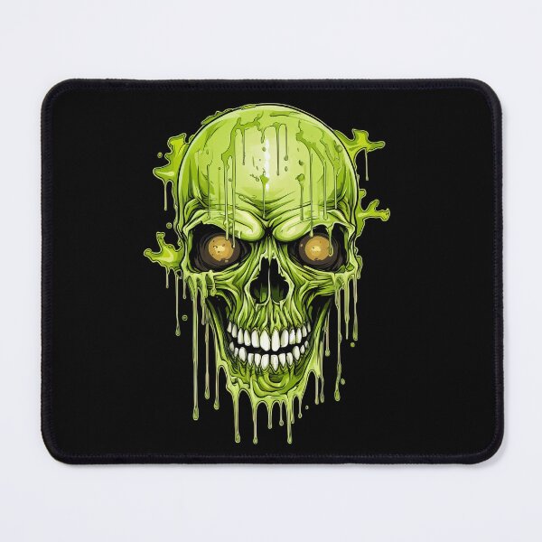Item preview, Melting Toxic Zombie Skull #1 designed and sold by larabu.