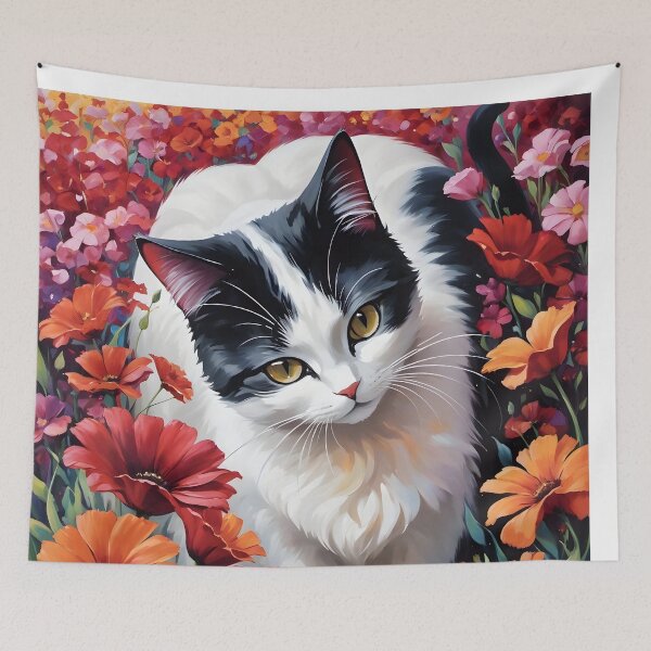 Item preview, Cats in the Garden designed and sold by Nira Dabush.