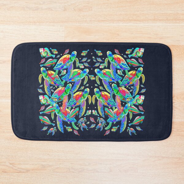 Item preview, Colourful Sea Turtle Ocean designed and sold by nocturne-design.