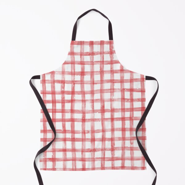 Artikelvorschau, Rotes Aquarell-Gingham-Muster entworfen und verkauft von NinniShop.