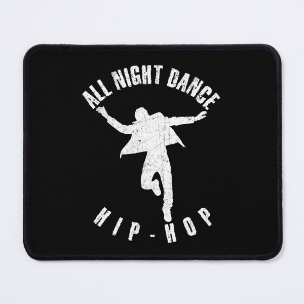 Item preview, White silhouette of a man dancing hip-hop designed and sold by HarridanCreates.