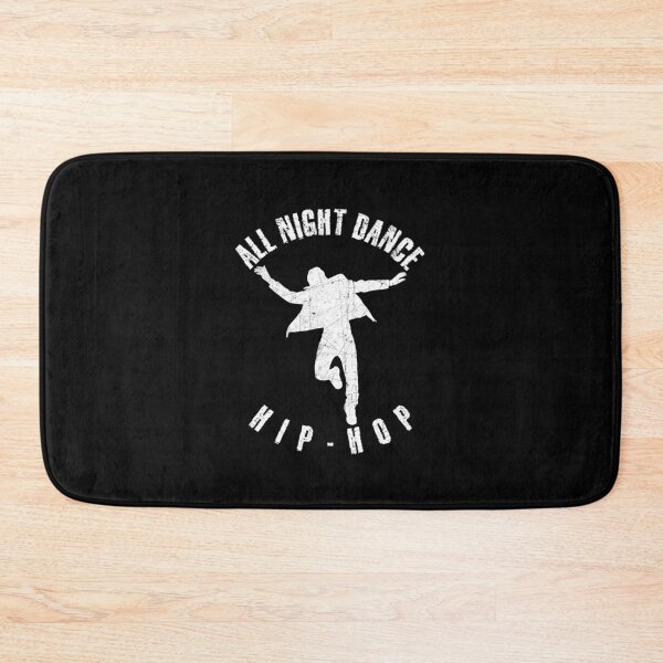 Item preview, White silhouette of a man dancing hip-hop designed and sold by HarridanCreates.