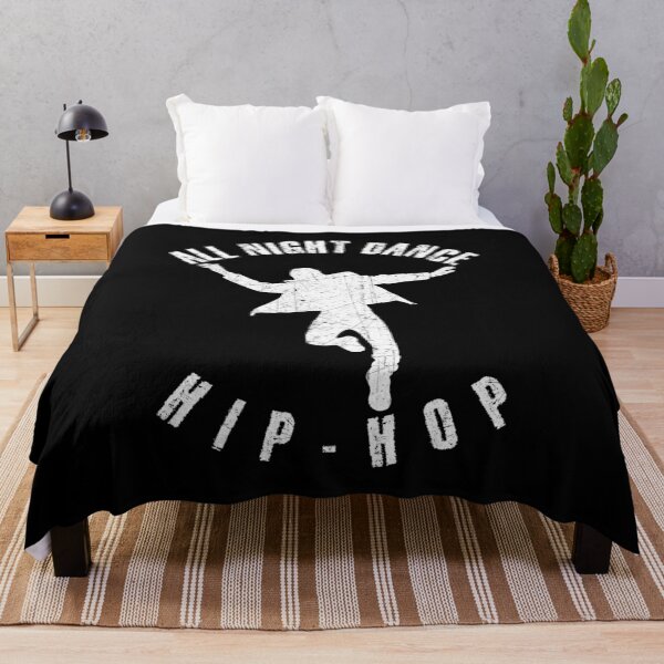 Item preview, White silhouette of a man dancing hip-hop designed and sold by HarridanCreates.