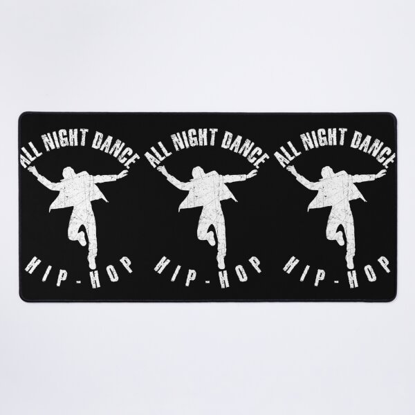 Item preview, White silhouette of a man dancing hip-hop designed and sold by HarridanCreates.