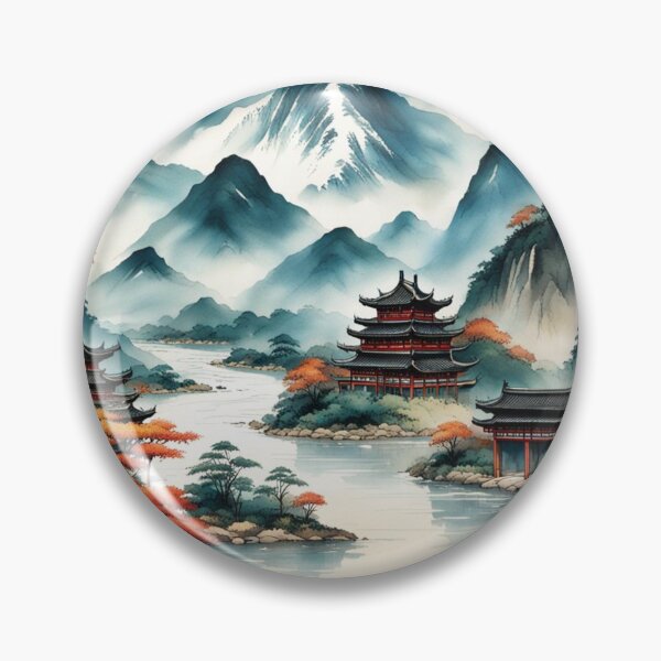 Item preview, China mountain and river designed and sold by JackFreestone.