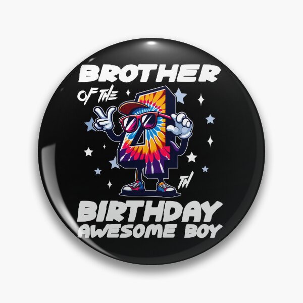 Item preview, Brother of the Birthday Boy Tie-Dye designed and sold by Jungle Hub.