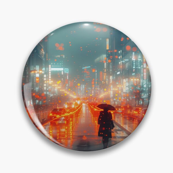 Item preview, Neon Drenched Night Walk designed and sold by palmyst.