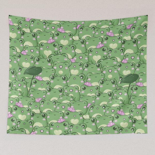 Item preview, Cute kawaii frogs designed and sold by Fantasy Cache.