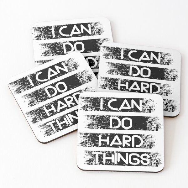 Item preview, I Can Do Hard Things designed and sold by Hairball-Pets.