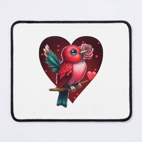 Item preview, Entranced by Love: A Whimsical Tale of a Bird and a Rose designed and sold by jgvisualarts.