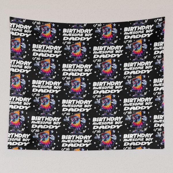 Item preview, Daddy Of The Birthday Boy Awesome Tie designed and sold by Jungle Hub.