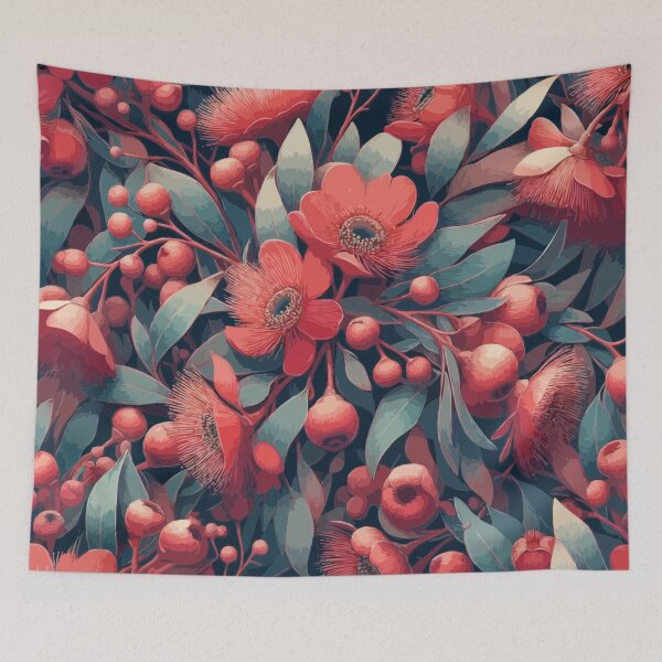 Item preview, Red Flowering Gums Pattern designed and sold by printmala.