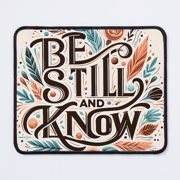 Item preview, Be Still and Know, typography designed and sold by maxmaj.