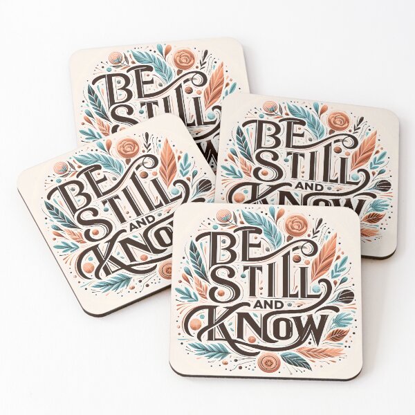 Item preview, Be Still and Know, typography designed and sold by maxmaj.