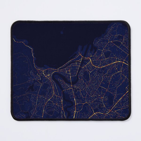Item preview, Trondheim, Norway Map - City At Night designed and sold by deMAP.