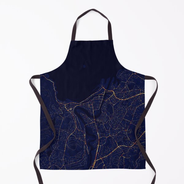 Item preview, Trondheim, Norway Map - City At Night designed and sold by deMAP.