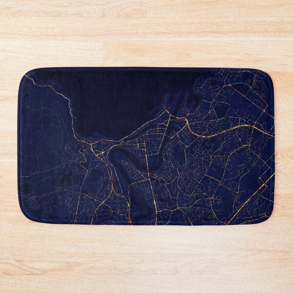 Item preview, Trondheim, Norway Map - City At Night designed and sold by deMAP.