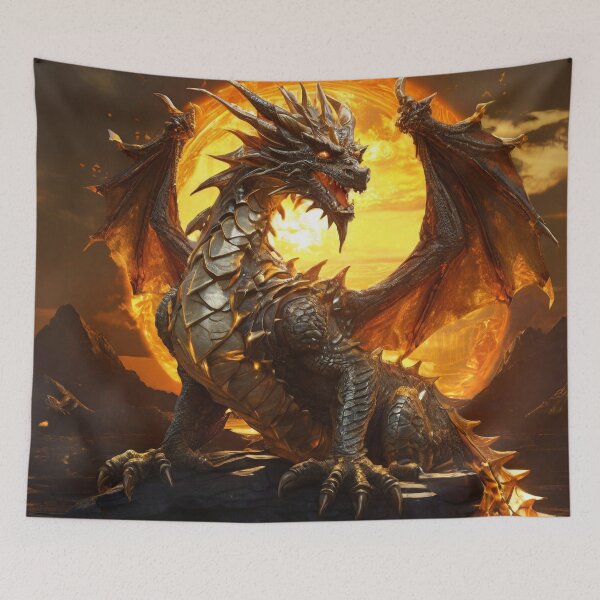 Item preview, Solar Dragon: Herald of Radiant Majesty designed and sold by MysticFable.