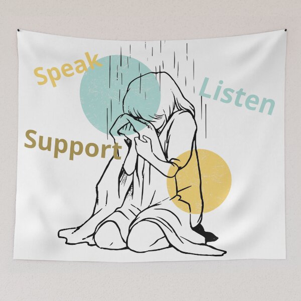 Item preview, Tears of Silence: A Portrait of Depression designed and sold by Slowianeczka.