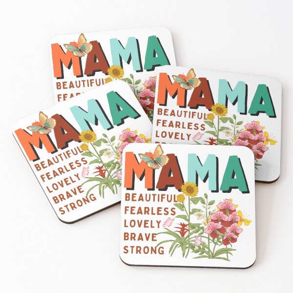 Item preview, Mothers Day Flowers Beautiful Fearless Lovely Brave Strong designed and sold by SandoCamiseta.