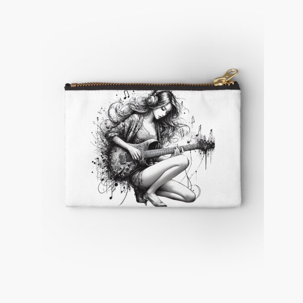 Item preview, “Electric Harmonies: The Guitarist and his Bewitching Riffs” designed and sold by CHRIST5000.