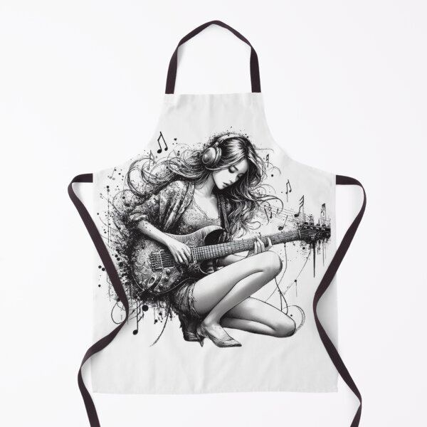 Item preview, “Electric Harmonies: The Guitarist and his Bewitching Riffs” designed and sold by CHRIST5000.