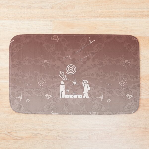 Item preview, Nazca Lines - Collected on A Mocha Fractal Backdrop designed and sold by kernowerno.
