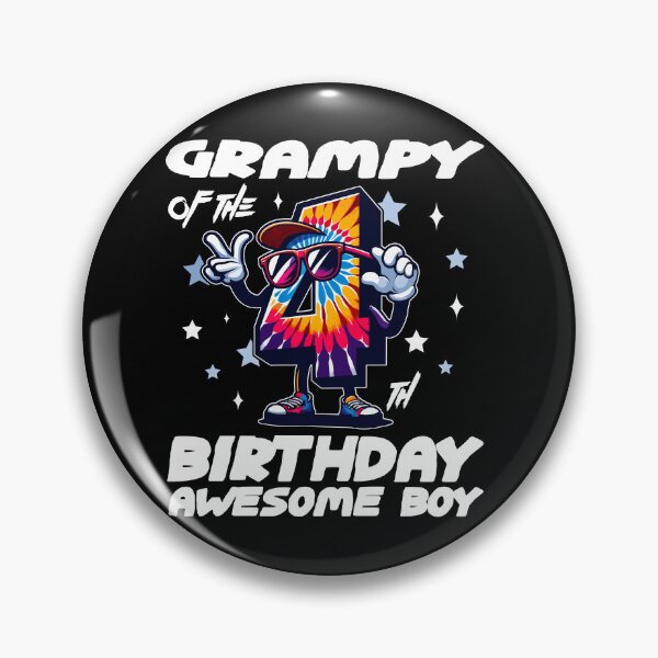Item preview, Grampy Of The Birthday Boy Awesome Tie designed and sold by Jungle Hub.
