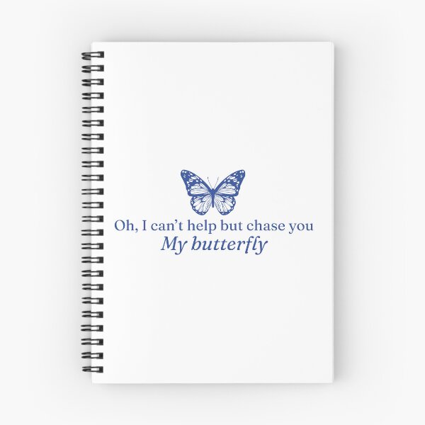Item preview, Shakes lyrics blue butterfly designed and sold by niasartkk.