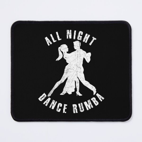 Item preview, White silhouette of a couple dancing rumba designed and sold by HarridanCreates.