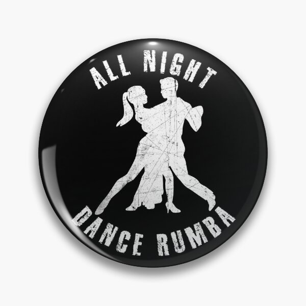 Item preview, White silhouette of a couple dancing rumba designed and sold by HarridanCreates.